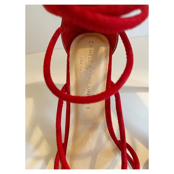❌❌SOLD❌❌Chinese Laundry Sheena Red Heels NWOT - Picture 7 of 13